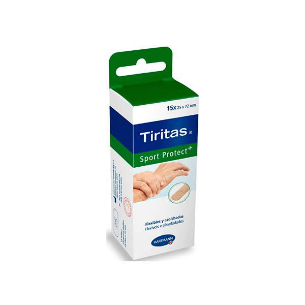 Hartmann Brand Aids Sport Protect 25x72mm, 15 units, in blister pack, designed for sports injuries and first aid needs.