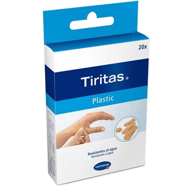 Assorted waterproof Hartmann plastic Tiritas bandages from Jag Couture London featuring 20 units in various sizes.