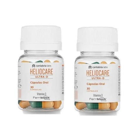 Jag Couture London New York Heliocare Ultra D 2x30 capsules for skin health and sun protection.