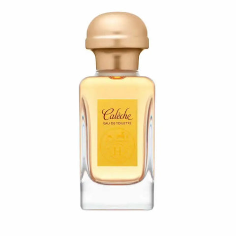 Hermès Calèche Eau De Toilette spray 100ml displayed in a sleek bottle, with elegant packaging showcasing the iconic fragrance design.