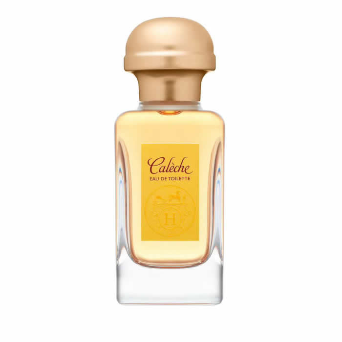 Hermès Calèche Eau De Toilette spray, 100ml bottle, with elegant packaging and classic design, displayed on a neutral background.