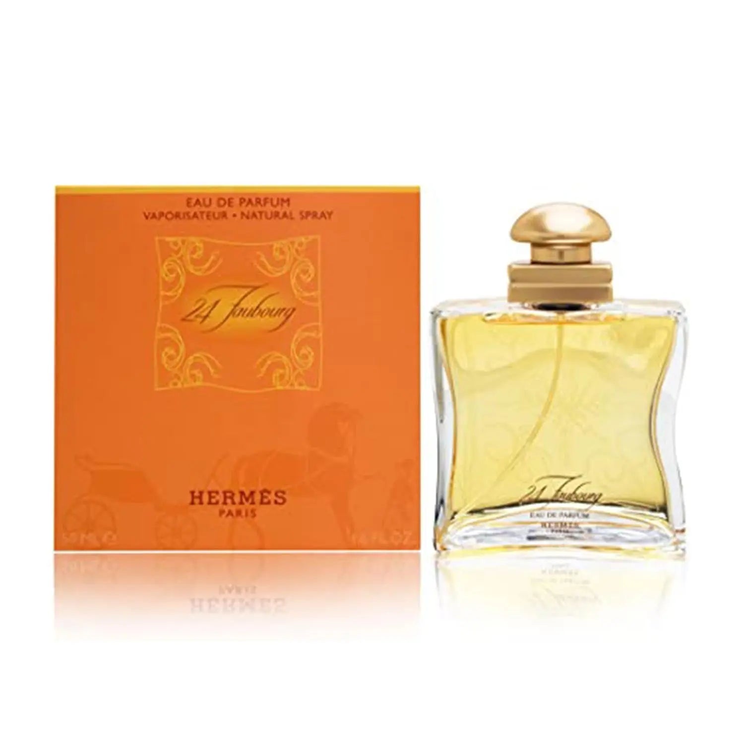 Hermès Hermès Paris 24 Faubourg Eau de Parfum 100ml spray bottle with elegant packaging and branding.