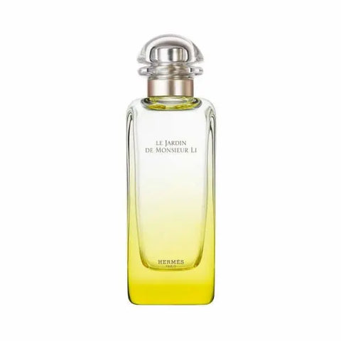 Hermes Le Jardin De Monsieur Li Eau De Toilette spray 100ml, featuring floral and citrus notes in a sleek bottle.