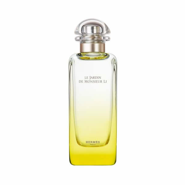 Hermes Le Jardin De Monsieur Li Eau De Toilette spray 100ml, elegant fragrance bottle with floral and citrus notes, designed by Hermes.