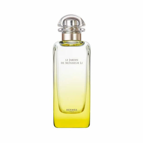 Hermes Le Jardin De Monsieur Li Eau De Toilette spray 100ml, elegant fragrance bottle with floral and citrus notes, designed by Hermes.