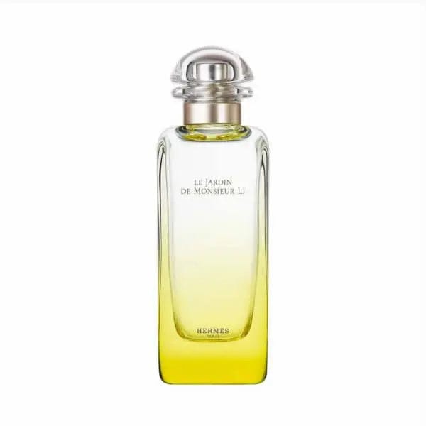 Hermes Le Jardin De Monsieur Li Eau de Toilette spray 50ml, showcasing the elegant bottle with floral design and branding.