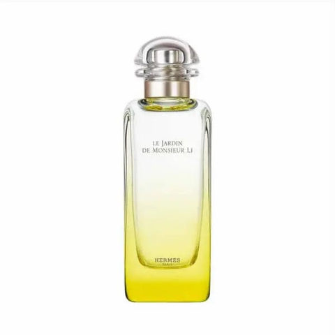 Hermes Le Jardin De Monsieur Li Eau de Toilette spray 50ml, showcasing the elegant bottle with floral design and branding.