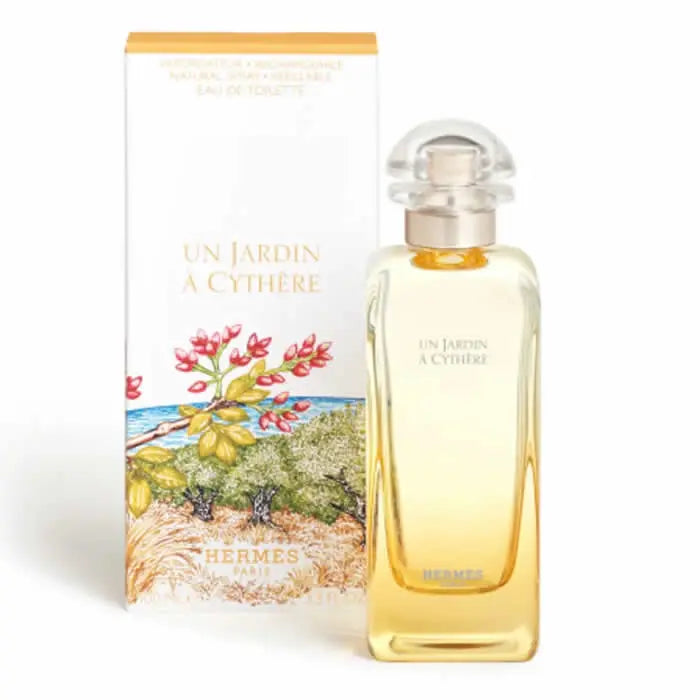 Hermès Un Jardin A Cythere Eau De Toilette spray refillable 100ml, featuring the elegant bottle design.