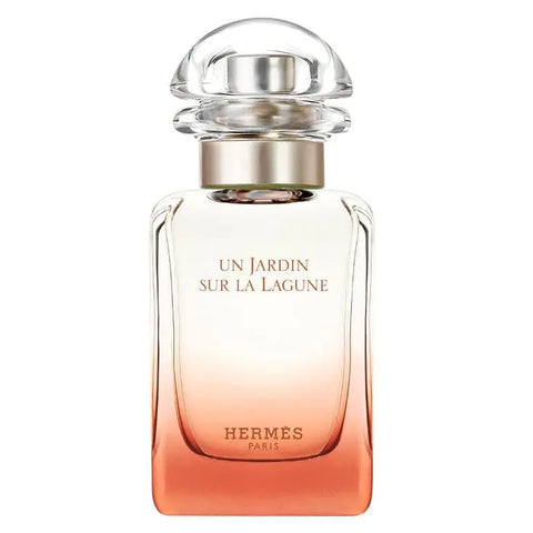 Hermès Un Jardin Sur La Lagune Eau de Toilette spray 30ml with elegant bottle design.
