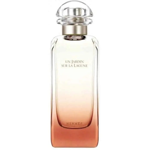 Hermès Un Jardin Sur La Lagune Eau De Toilette spray 50ml with elegant bottle, showcased by Jag Couture London New York.