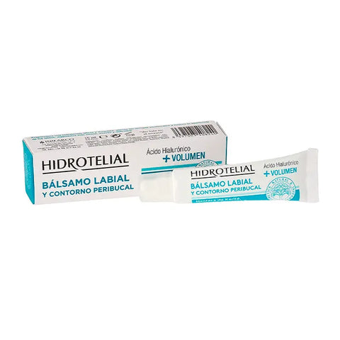 Hidrotelial Lip Repair Balm by Jag Couture London New York, 15ml tube with clear packaging and lip balm inside.