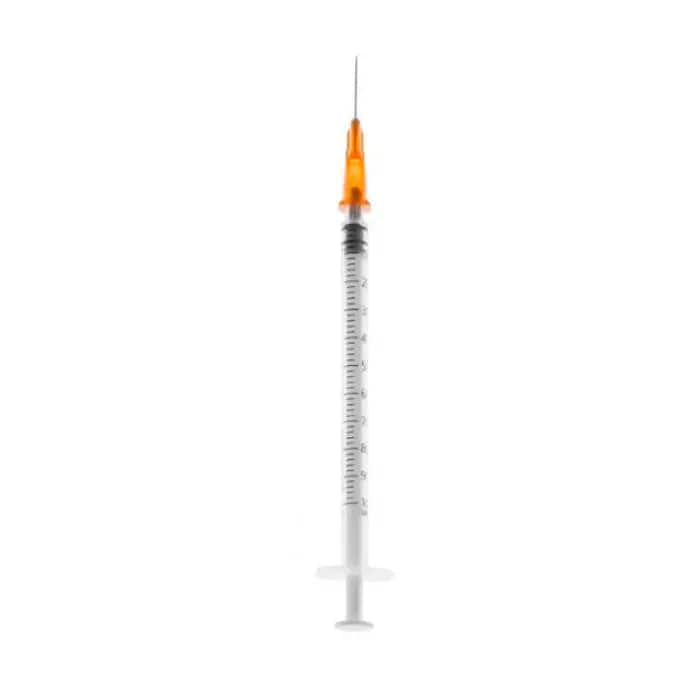 ICO Tuberculin syringe 0.5x16mm 25G from Jag Couture London New York, showing the sterile medical syringe with clear markings.