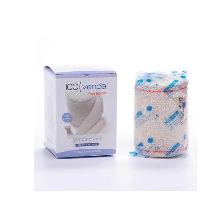 Jag Couture London New York Ico Venda Bandage 10x10cm, sterile medical bandage for wound care.