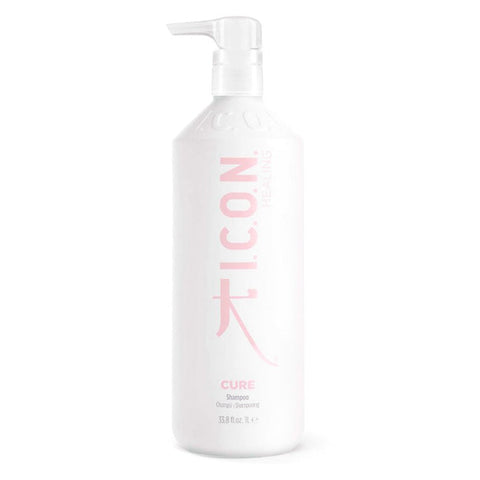 Icon Cure by Chiara Recover Shampoo in 1000ml bottle, Jag Couture London - New York brand, showing the shampoo bottle with label details.