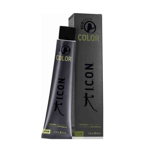 Icon Ecotech Color Natural Hair Color 6.1 Dark Ash Blonde by Jag Couture London showcases a vibrant, natural-looking dark ash blonde hair shade.