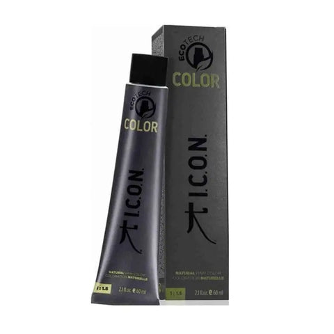 Icon Ecotech Natural Hair Color 6.24 Hazelnut in 60ml tube, featuring rich, natural hair dye from Jag Couture London New York.