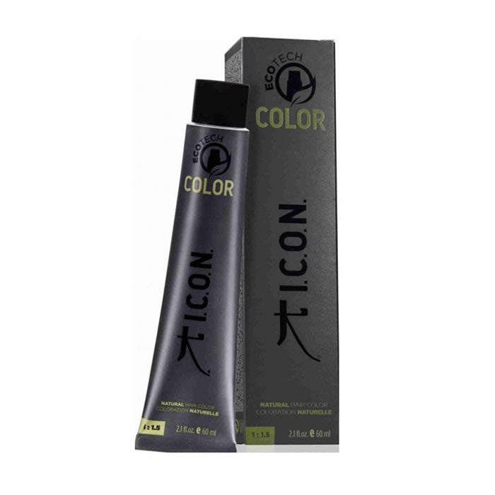 Jag Couture London Ecotech Color Natural Hair Dye in 6.24 Hazelnut, 60ml bottle, showing the hair coloring product and packaging.