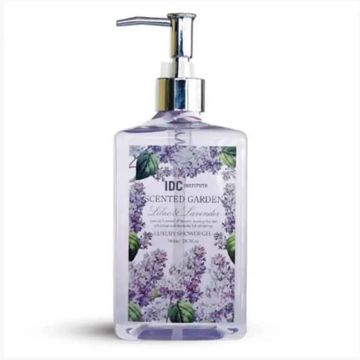 IDC Institute scented garden shower gel Lila-Lavanda in a 780ml bottle, by Jag Couture London - New York.