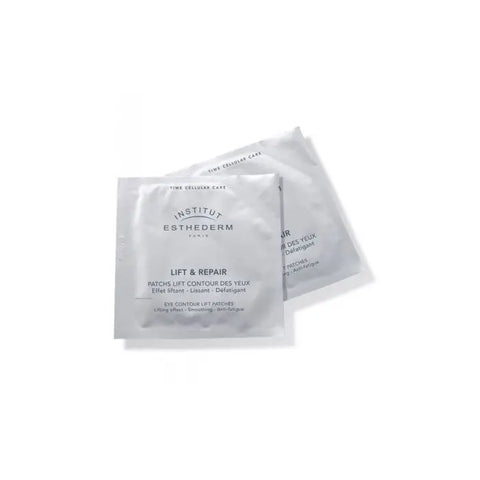 Institut Esthederm Lift and Repair Eye Contour Lift Patches by Jag Couture London, 10x3ml, for youthful, revitalized eye area.
