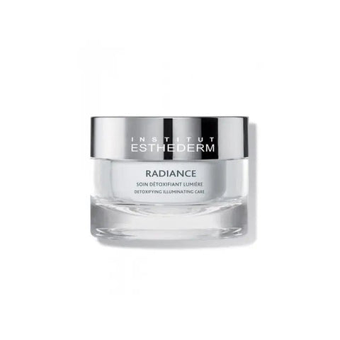 Institut Esthederm Radiance Detoxifying Illuminating Care 50ml jar, skincare product by Jag Couture London New York.