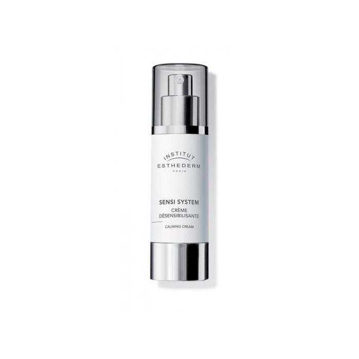 Institut Esthederm Sensi System Calming Cream in 50ml jar, designed for sensitive skin, from Jag Couture London - New York.