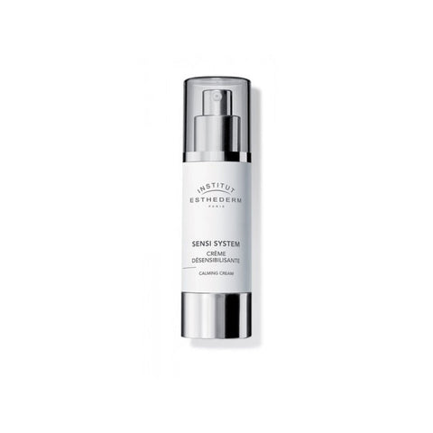 Institut Esthederm Sensi System Calming Cream in 50ml jar, designed for sensitive skin, from Jag Couture London - New York.