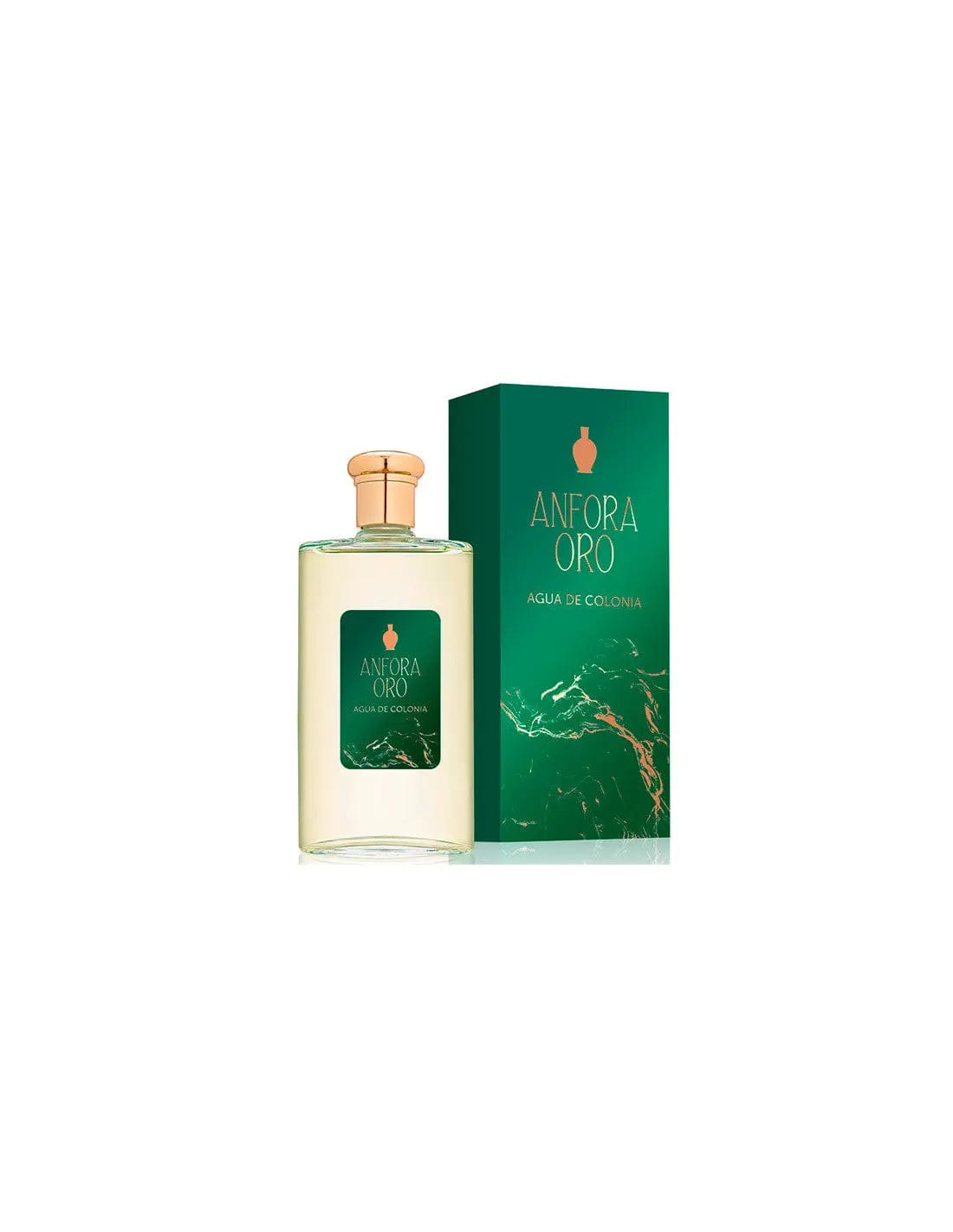 Instituto Español Anfora Oro Agua De Colonia bottle by Jag Couture London, 200ml, with elegant gold accents and classic design.