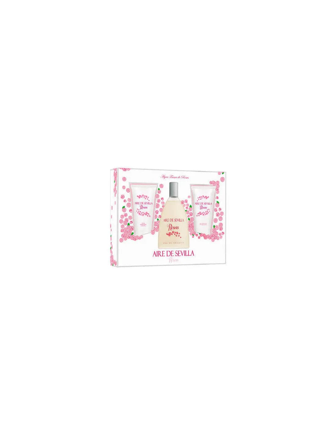 Instituto Español Est Aire Sevilla Rosas perfume bottle from Jag Couture London featuring floral packaging and elegant design.