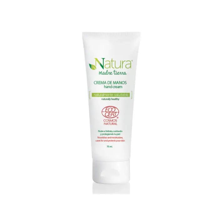 Instituto Español Natura Madre Tierra hand cream by Jag Couture London New York, 75ml tube with natural ingredients and floral design
