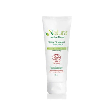 Instituto Español Natura Madre Tierra hand cream by Jag Couture London New York, 75ml tube with natural ingredients and floral design