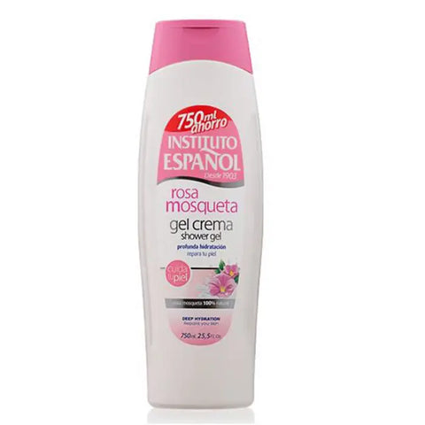 Instituto Español Rosa Rubiginosa Gel Cream in 1250ml jar, moisturizing skincare product by Jag Couture London New York.