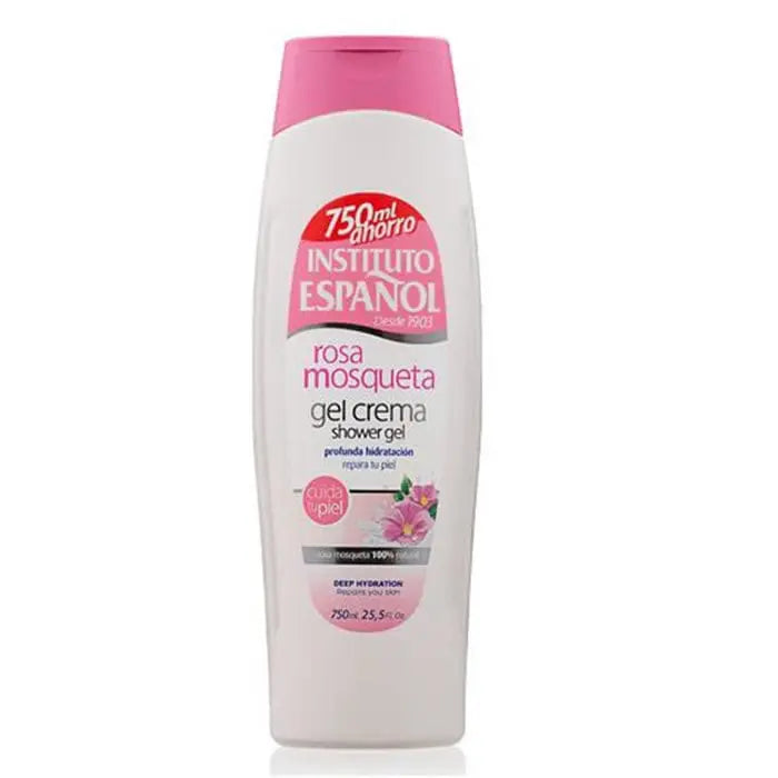 Instituto Español Rosa Rubiginosa Gel Cream in 1250ml jar, hydrating skincare product by Jag Couture London - New York.
