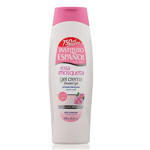Instituto Español Rosa Rubiginosa Gel Cream in 1250ml jar, hydrating skincare product by Jag Couture London - New York.