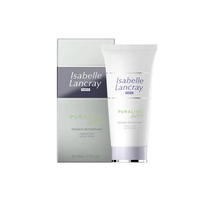 Isabelle Lancray Puraline Perfecting Detox Mask in 50ml jar, showcasing smooth, white clay mask for deep cleansing and skin purification.