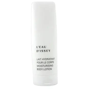 Issey Miyake L'eau D'issey moisturizing body lotion in 200ml bottle, with sleek packaging and subtle fragrance.