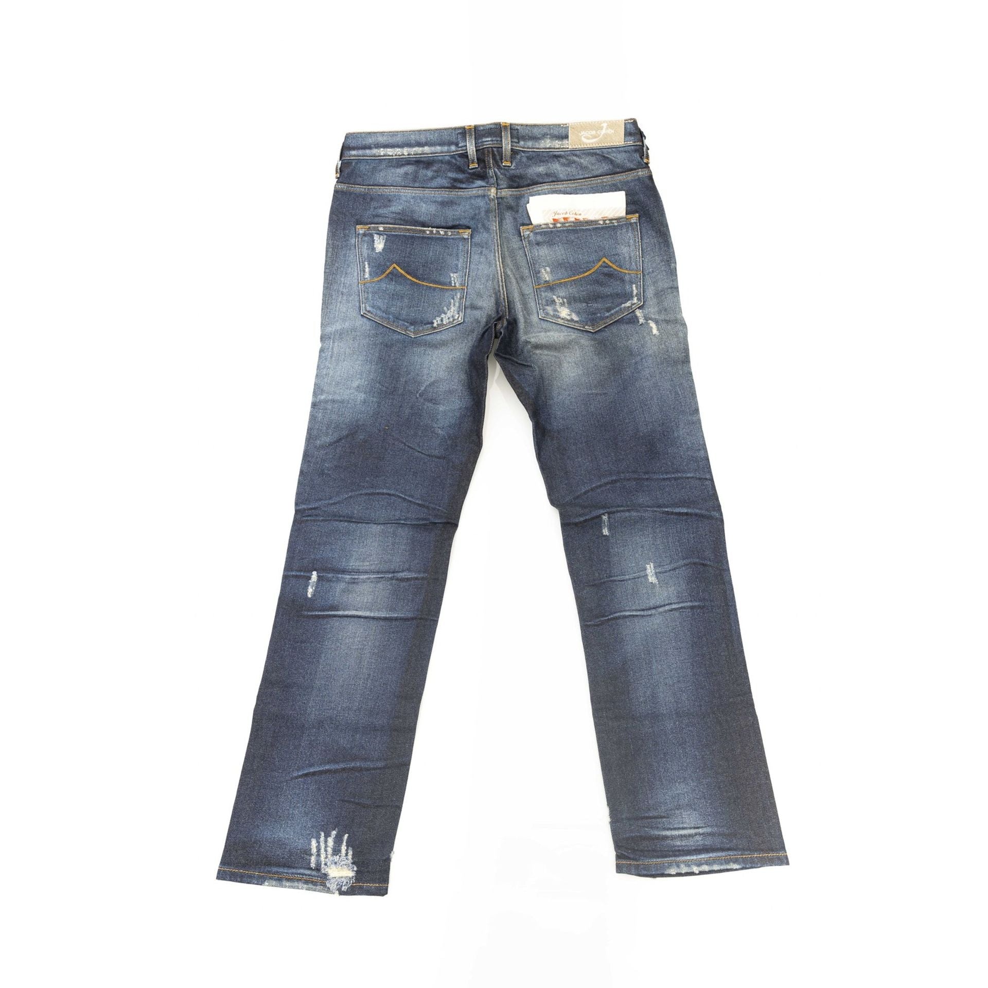 Jacob Cohen PWKAREN jeans by Jag Couture London, showcasing classic denim fabric with detailed stitching and a modern fit.
