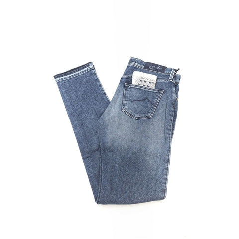 Jacob Cohen Kimberly Slim jeans by Jag Couture London-New York, showcasing dark wash denim with subtle stitching details.
