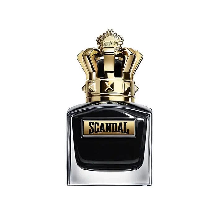 Jean Paul Gaultier Scandal Le Parfum Eau De Parfum Intense spray in a 50ml bottle, showcased on a plain background.