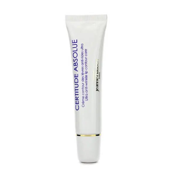 Jeanne Piaubert Certitude Absolue Ultra Anti-Wrinkle Lip Contour Care 15ml jar showing the product container and label.