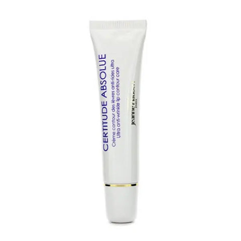 Jeanne Piaubert Certitude Absolue Ultra Anti-Wrinkle Lip Contour Care 15ml jar showing the product container and label.