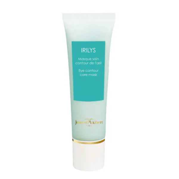 Jeanne Piaubert Irilys Eye Contour Care Mask 30ml in a sleek jar, designed to soothe and hydrate the delicate eye area.