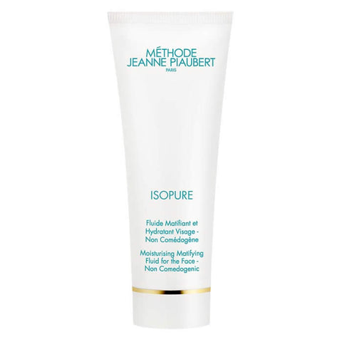Jeanne Piaubert Isopure Moisturising Matifying Fluid in 50ml bottle, featuring smooth texture and clear packaging.