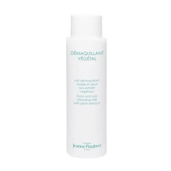 Jeanne Piaubert Lait Demaquillant Vegetal 400ml bottle, gentle plant-based cleansing milk for all skin types.