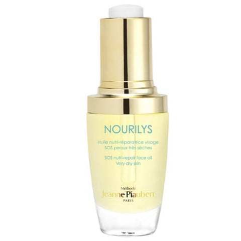Jeanne Piaubert Nourilys Nutri Repair face oil for very dry skin, 30ml bottle, natural skincare product.