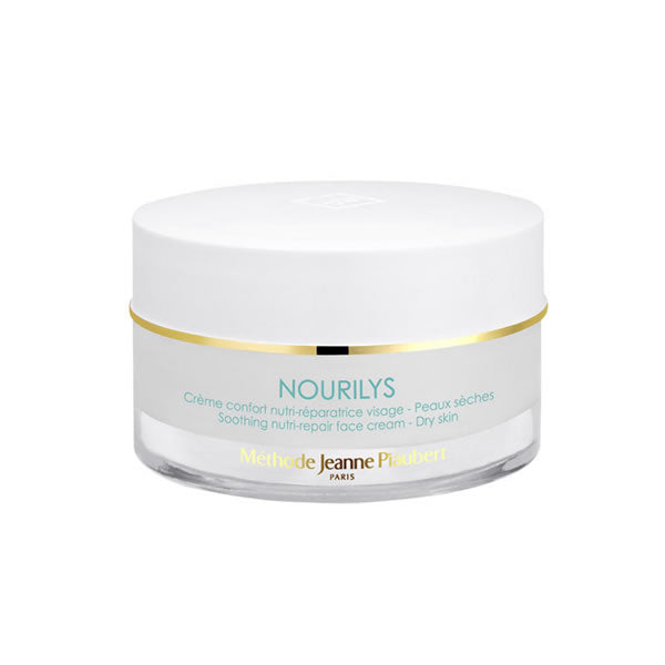 Jeanne Piaubert Nourilys Soothing Nutri Repair Face Cream in 50ml jar, hydrating skincare with a smooth texture, from Jag Couture London New York.