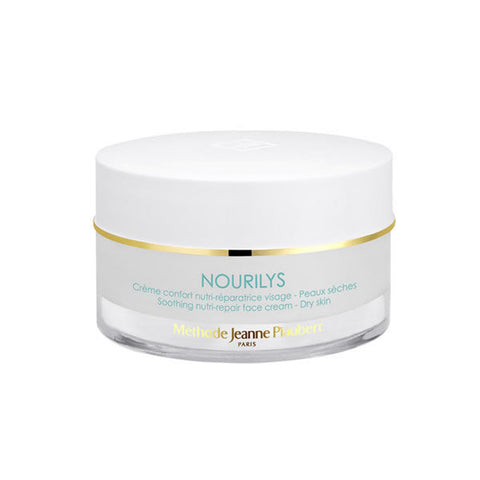 Jeanne Piaubert Nourilys Soothing Nutri Repair Face Cream in 50ml jar, hydrating skincare with a smooth texture, from Jag Couture London New York.
