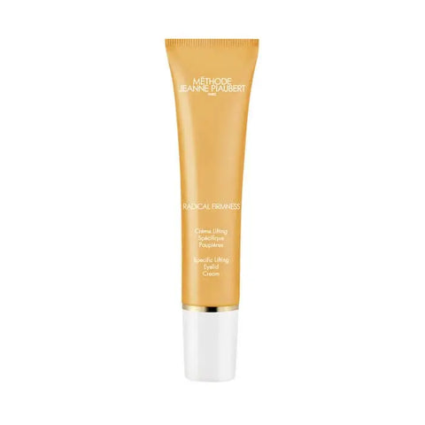 Jeanne Piaubert Radical Firmness Lifting Eyelid Cream 10ml, a close-up of the cream jar with elegant packaging.