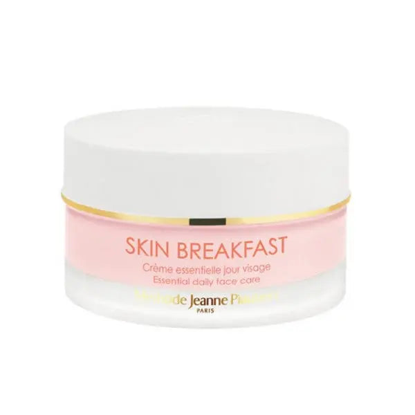 Jeanne Piaubert Skin Breakfast Essential daily face care cream in 50ml jar, natural skincare product from Jag Couture London New York