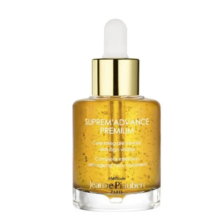 Jeanne Piaubert Suprem Advance Premium anti-aging face treatment in 30ml jar, from Jag Couture London New York.