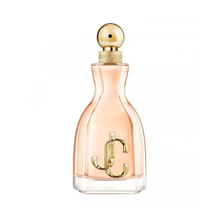 Jimmy Choo I Want Choo Eau De Perfume Spray 60ml, elegant perfume bottle from Jimmy Choo, displayed in a sleek design.
